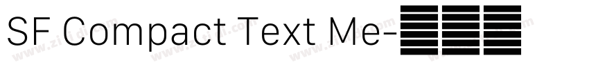 SF Compact Text Me字体转换